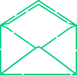 green envelope icon